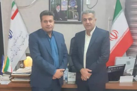 دیدار شهردار ابوحمیظه مهندس نوری با دکتر احمدی مدیر کل امور اقتصادی و دارایی استان خوزستان