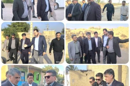 حضور مهندس فلسفی زاده مدیر کل امور شهری و شوراهای استانداری خوزستان در شهرداری ابوحمیظه