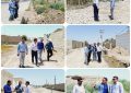 بازدید میدانی شهردار ابوحمیظه بهمراه کارشناسان‌ شهرداری از سطح شهر