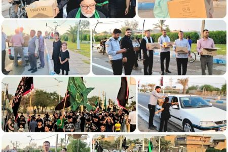 استقبال از کاروان زائران اربعین حسینی؛ سادات شهرستان حمیدیه